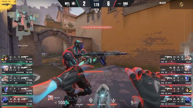 WYLDE vs SBG - Split 1 - W4D1 - VALORANT Challengers France : Révolution смотреть онлайн