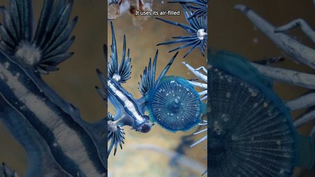 Glaucus Atlanticus: The Enchanting Blue Dragon #BlueDragon #MarineLife #OceanCreatures