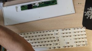 Apple keyboard A1048 assemble after cleaning собираем клавиатуру после чистки