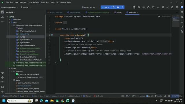 How to Implement Facebook Rewarded Interstitial Ads Android Studio Kotlin 2023 | Step-by-Step Guide