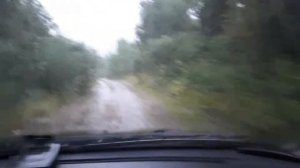 Дорога между селом Бийка и Яйлю под водой