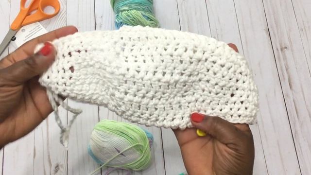 CROCHET MASK WITH FILTER POCKET