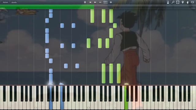 Dragon Ball Z - Ending 2 "We Were Angels" - Synthesia Piano HD смотреть онлайн