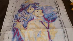 Вышивка из Китая с сайта Aliexspress. Набор вышивки нитками мулине.