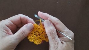 Как связать скатерть крючком .Красивый ажурный мотив крючком .ч.1