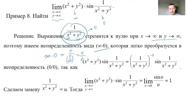 Функции нескольких переменных. Теория. Предел и непрерывность
