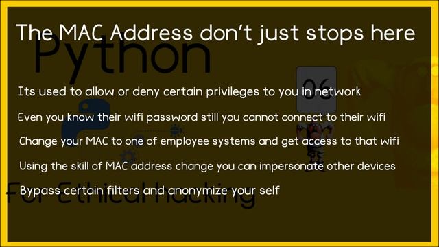 What is MAC Address and How to Change it - Python Basics - Python for Ethical Hackers смотреть онлайн