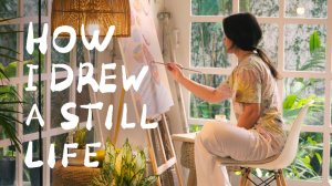 Натюрморт с фруктами | Рисование акриловыми красками #7