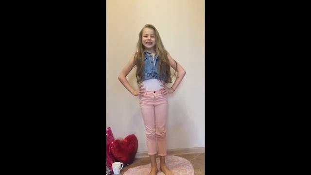 актерская (модельная) видеовизитка 7 летней девочки Ниночки