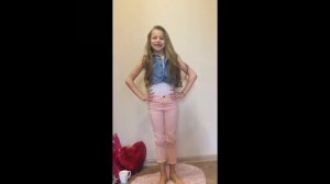 актерская (модельная) видеовизитка 7 летней девочки Ниночки
