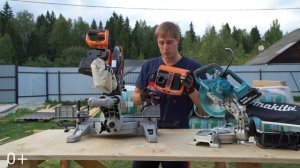 Обзор торцовочных пил Makita DLS600Z и AEG BPS18-254BL-0. Построй Себе Дом.
