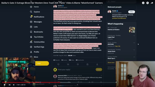 Baldur's Gate 3 AAA Devs Attacking IGN For Good Review смотреть онлайн