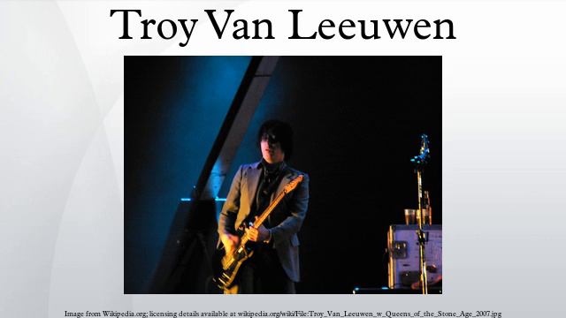 Troy Van Leeuwen смотреть онлайн