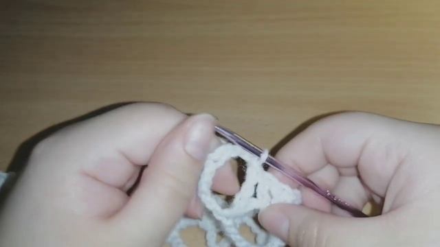 Ажурный шарф крючком/часть 1.