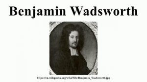Benjamin Wadsworth