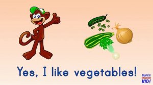 Do you like food? Song for kids. | Super English Kid! (Fruits, Vegetables, Meat, Dessert)