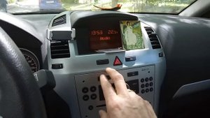 Смотрим температуру охлаждающей жидкости на трёхрядном дисплее Опель Зафира, Астра