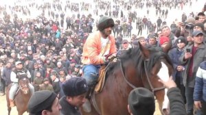 Мехридин човандози шахри кулоб. дар бузкаши шахри исфара.