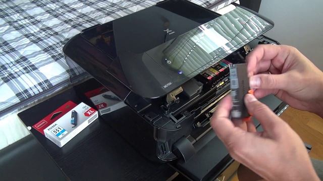 Canon Pixma MG Printer/scanner: How To Replace Ink Cartridges
