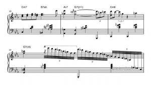 Thelonious Monk - The Man I Love - Piano transcription