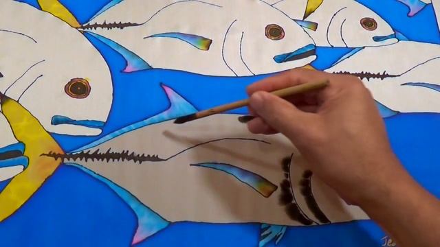 BASIC BATIK SILK PAINTING TECHNIQUES OF  JEAN-BAPTISTE - SCHOOLING JACKS