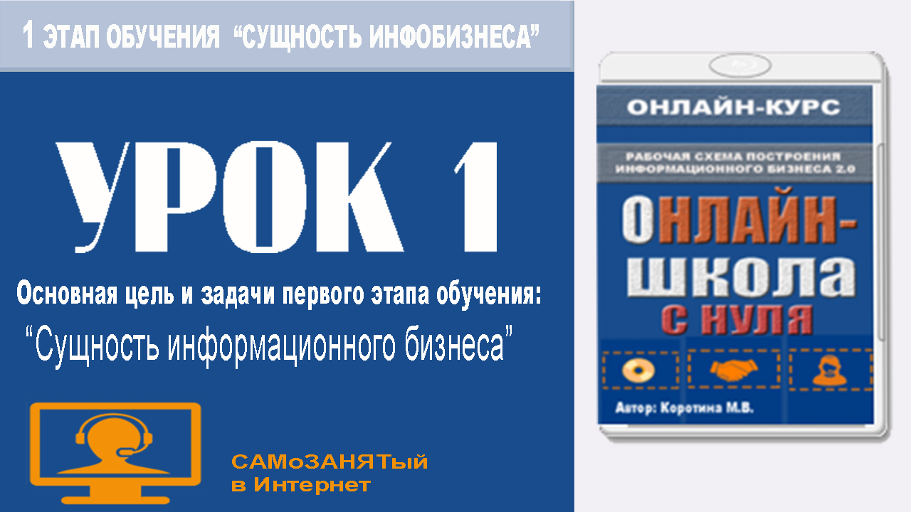 Урок 1. Основная цель и задачи первого этапа обучения