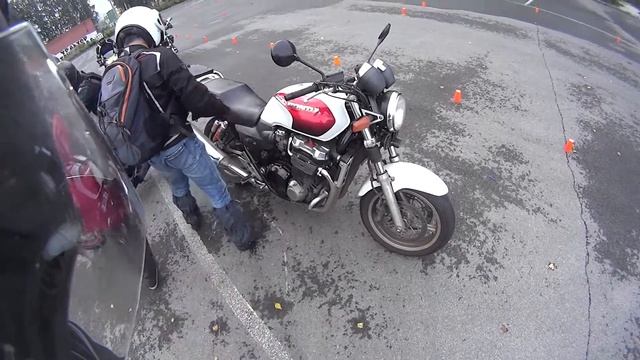 Падение на Honda CB 1300 смотреть онлайн