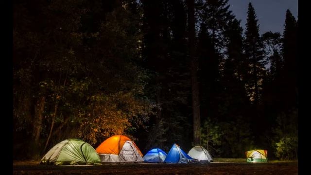 Звуки природы Ночной лес Сон на природе и снятие стресса смотреть онлайн