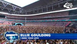 Ellie Goulding - I Need Your Love (Capital Summertime Ball 2014) 21 06 2014