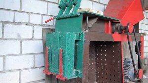 Универсальный станок для изготовления брикетов и рубки веток 3