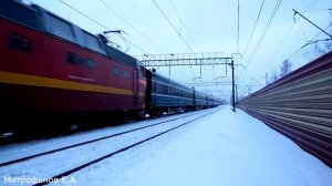Электровоз ЧС2Т-969 (ТЧЭ-8) со скорым фирменным поездом "Таллин Экспресс" №033Х Таллин - Москва.