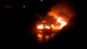 Поджог машины.3GP