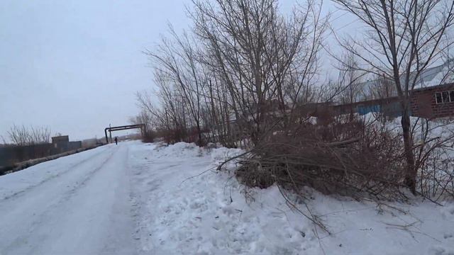Пришахтинск | Несколько обычных улиц через четыре года - зимой 2021 года