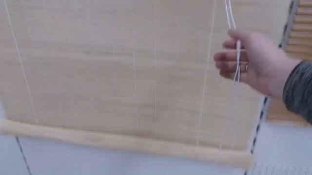 Бамбуковые рулонные шторы / Bamboo roll-up curtains смотреть онлайн