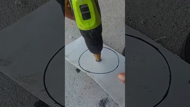 grinding blade from PVC pipe #diy #pipe #satisfying #handyman #tools #tips