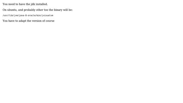 Where is the visualVM executable for linux? (4 Solutions!!) смотреть онлайн