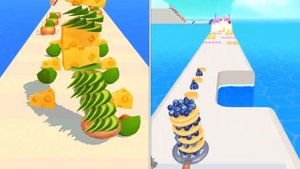 Игра pancakes vs Sandwich Runner? Прохождение.