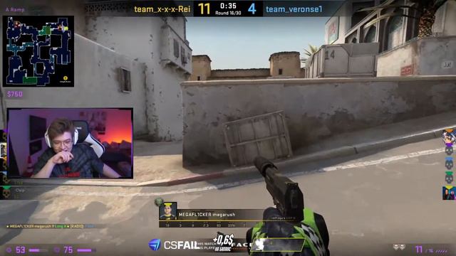 DANGERLYOHA РАЗНОСИТ 10 ЛВЛОВ | ШАРФ И MEGARUSH ИГРАЮТ FACEIT