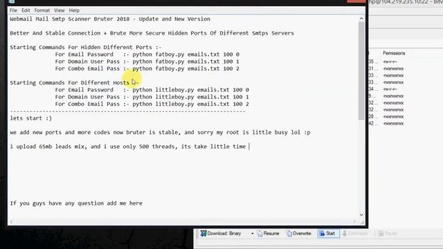 Linux Unix Python WebMail Mail Smtp Bruter V3 2018 Update Version смотреть онлайн