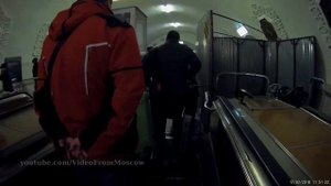 Метро Киевская кольцевая, вход на станцию // 2018