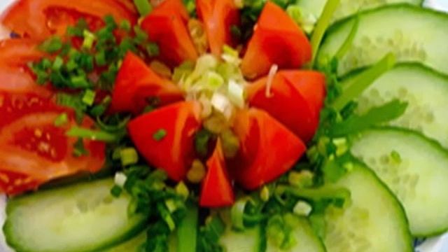 Овощная нарезка  Красивая подача