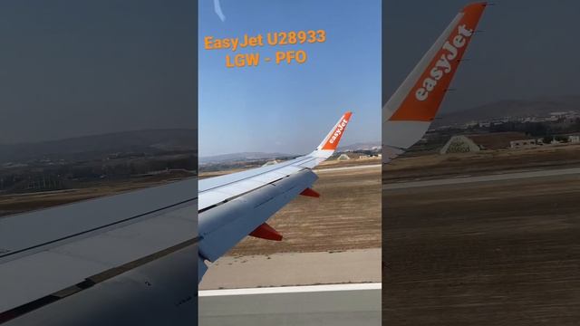 EasyJet U28933 LGW - PFO | Landing into Paphos airport