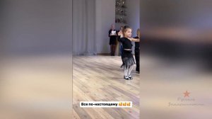 Дочка Ханны Адриана выступила с ча ча ча !!! Все по настоящему!