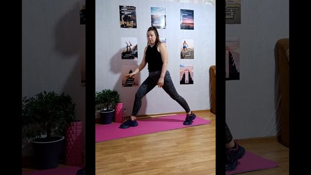 Тренировка на ягодицы, ноги 40 минут (лёгкие/сложные упражнения tutorial
