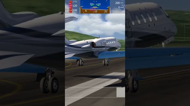 Super smooth! Learjet 45 landing! At challenging airport (Tromsø) Aerofly FS2022