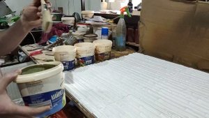 ПОКРАСКА БАМБУКА,СУХИМ ПИГМЕНТОМ,ЧАСТЬ 1