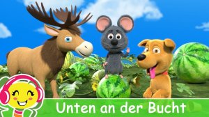 Unten an der Bucht  Kinderlieder Deutsch - KinderliederTV