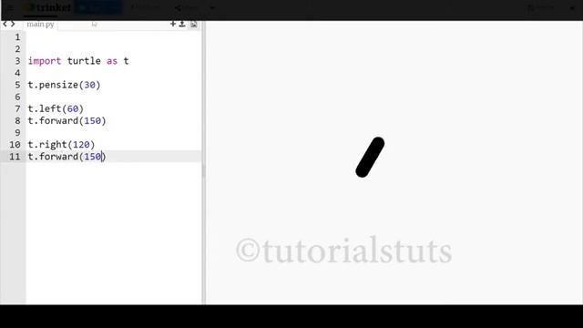 Drawing Triangle Shapes using Python Turtle | Python Turtle Geometric Shapes
