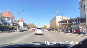 Крым. Евпатория. По улица города на авто. Ноябрь 2022