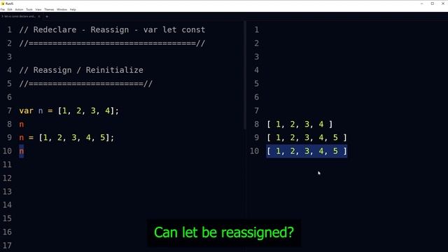 VAR vs LET vs CONST | JavaScript Variable Redeclare vs Reassign with Practical Examples